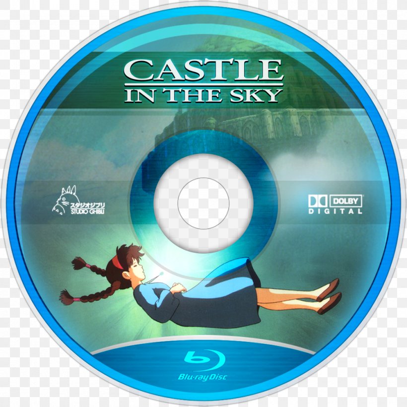 Compact Disc Blu-ray Disc Ghibli Museum Film Studio Ghibli, PNG, 1000x1000px, Compact Disc, Bluray Disc, Brand, Castle In The Sky, Closing Credits Download Free