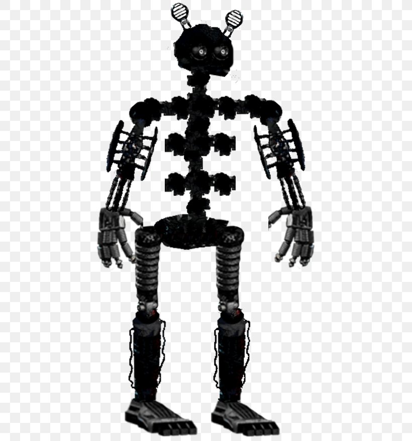 Five Nights At Freddy's 4 The Joy Of Creation: Reborn Endoskeleton Nightmare, PNG, 527x876px, Joy Of Creation Reborn, Art, Black And White, Deviantart, Digital Art Download Free