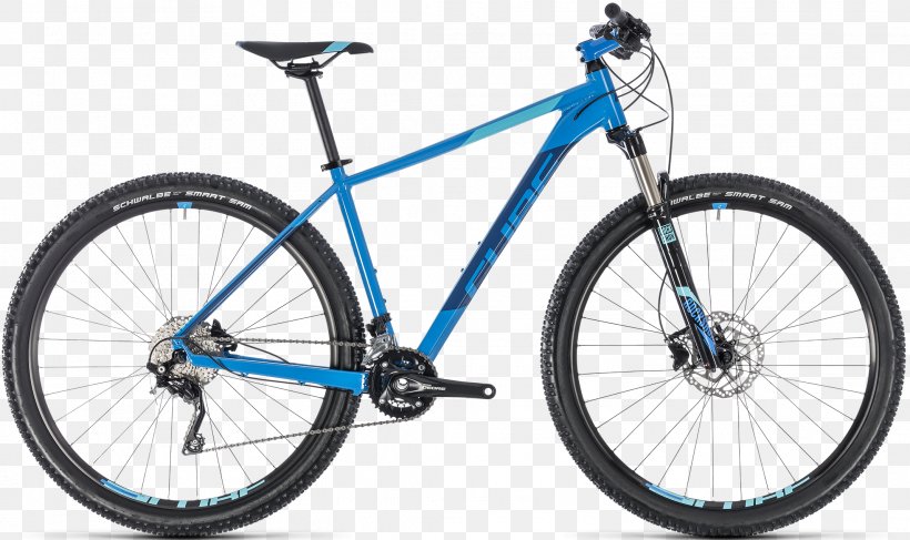 Mountain Bike Cube Bikes Bicycle 29er Hardtail, PNG, 2136x1269px, 275 Mountain Bike, Mountain Bike, Automotive Tire, Automotive Wheel System, Bicycle Download Free