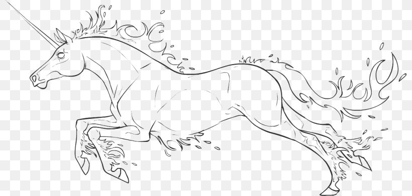 Mustang Line Art Pack Animal Drawing White, PNG, 799x391px, 2019 Ford Mustang, Mustang, Animal Figure, Artwork, Black And White Download Free