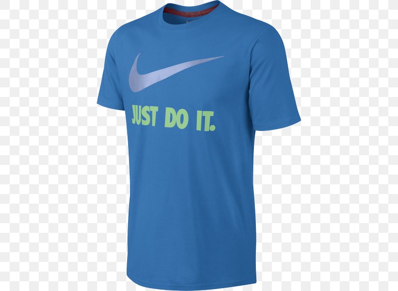 T-shirt Just Do It Clothing Sizes Nike, PNG, 422x600px, Tshirt, Active Shirt, Air Jordan, Aqua, Azure Download Free