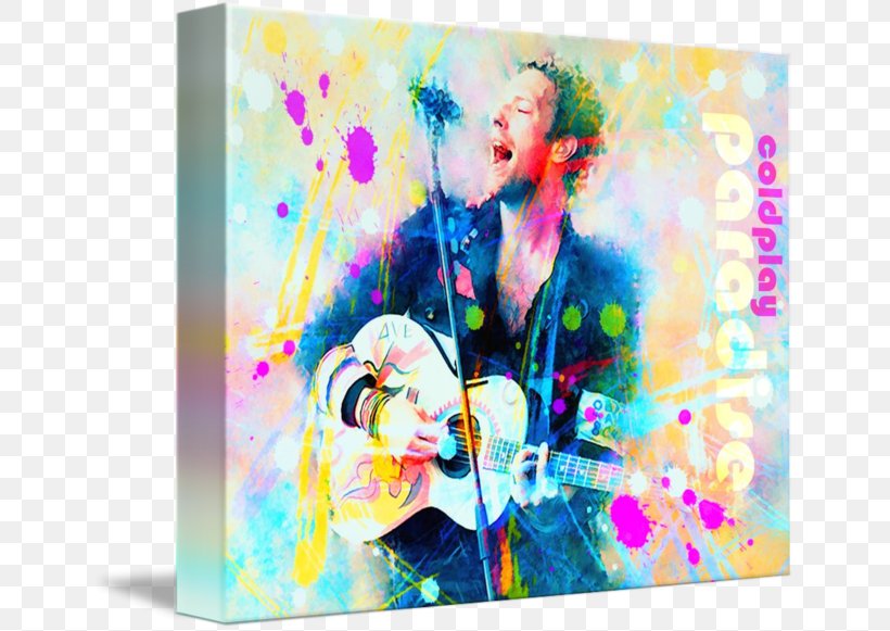 Coldplay Modern Art Painting Canvas Print, PNG, 650x581px, Coldplay, Acrylic Paint, Art, Artist, Canvas Download Free