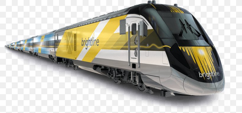 Fort Lauderdale Brightline Station Train Rail Transport Tri-Rail, PNG, 797x384px, Train, Automotive Exterior, Express Train, Florida, Fort Lauderdale Download Free