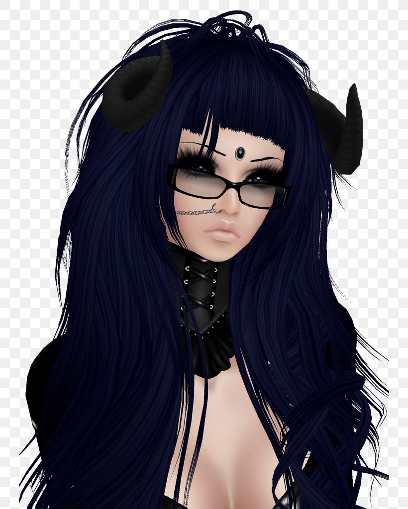 Black Hair IMVU Avatar Pinterest, PNG, 744x1024px, Watercolor, Cartoon, Flower, Frame, Heart Download Free