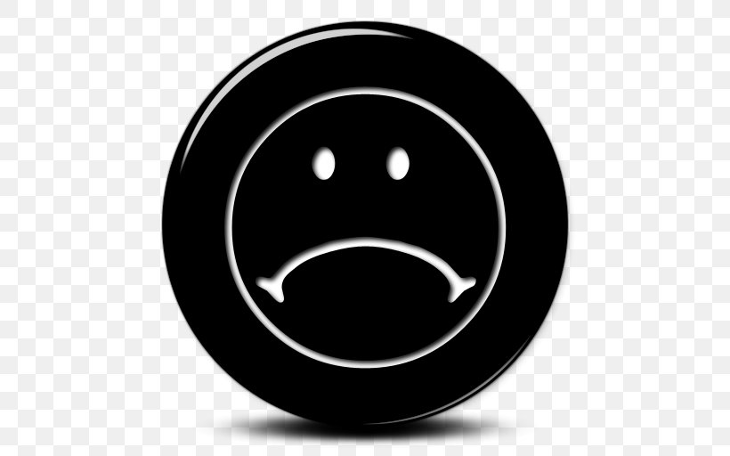 Black & White Smiley Emoticon Clip Art, PNG, 512x512px, Black White, Black, Blog, Emoticon, Face Download Free