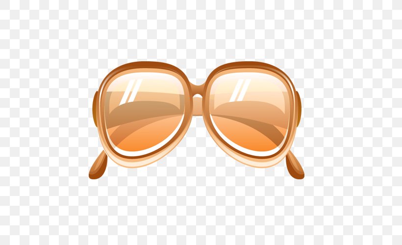 Computer File, PNG, 500x500px, Glasses, Beach, Caramel Color, Eyewear, Goggles Download Free