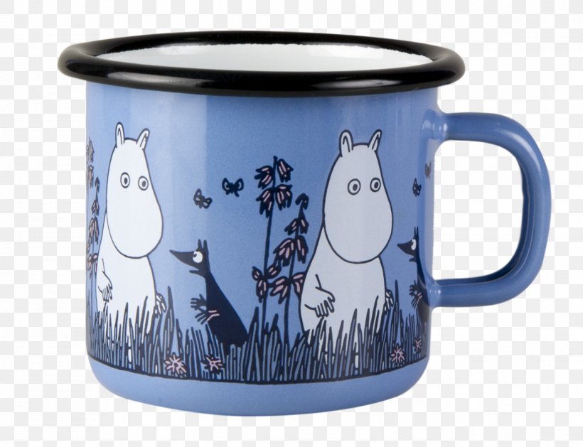 Moomintroll Little My Snufkin Moomins Mug, PNG, 1397x1072px, Moomintroll, Blue, Ceramic, Coffee Cup, Cup Download Free