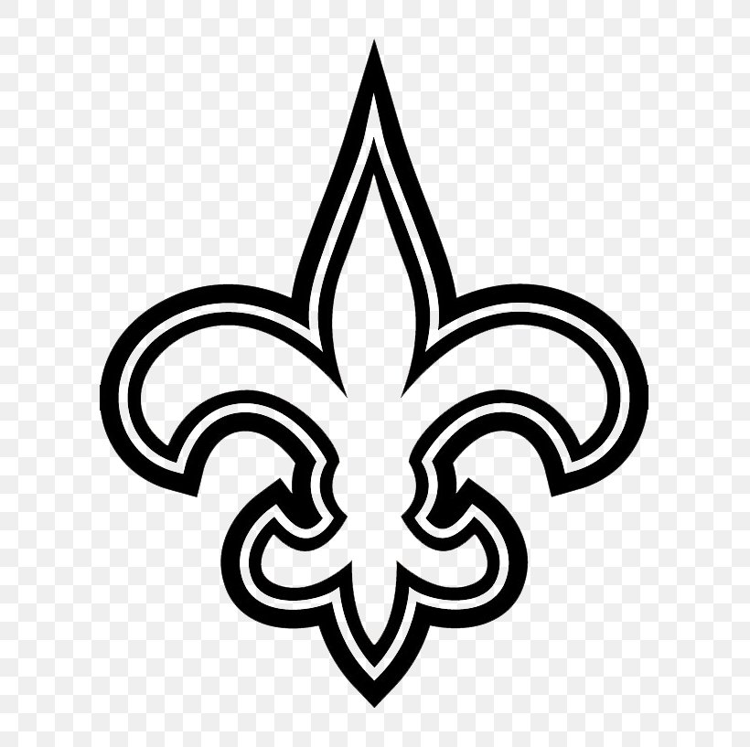 New Orleans Saints NFL New England Patriots Carolina Panthers New York Jets, PNG, 657x817px, New Orleans Saints, American Football, Artwork, Black And White, Carolina Panthers Download Free