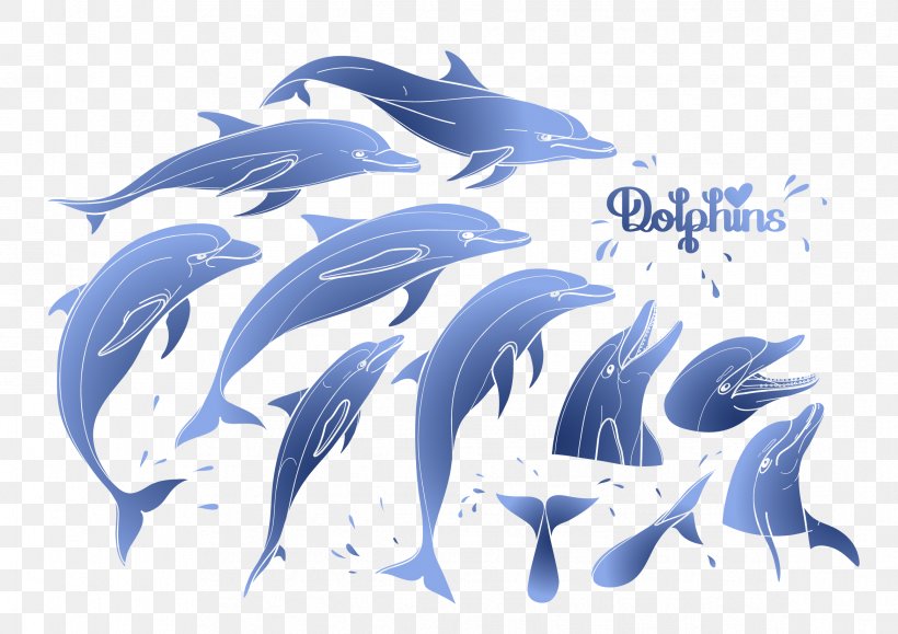 Dolphin Royalty-free Clip Art, PNG, 2339x1654px, Dolphin, Aquatic Animal, Blue, Brand, Drawing Download Free