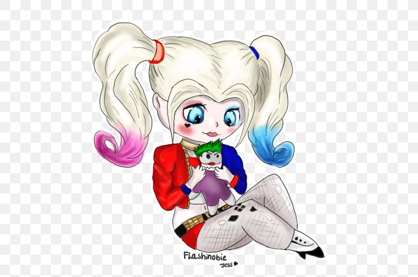 Harley Quinn Joker Fan Art Drawing, PNG, 544x544px, Watercolor, Cartoon, Flower, Frame, Heart Download Free