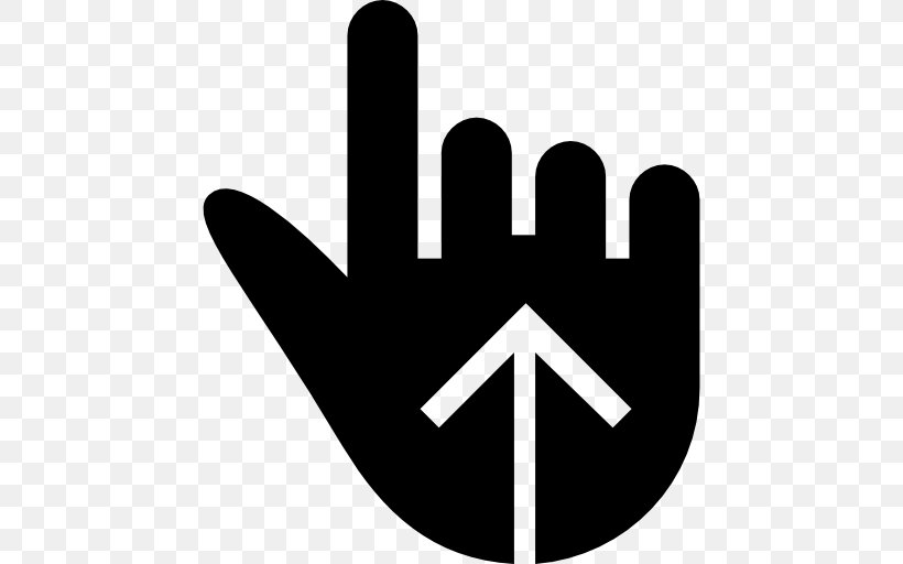 Middle Finger Gesture Symbol, PNG, 512x512px, Finger, Black And White, Gesture, Hand, Logo Download Free
