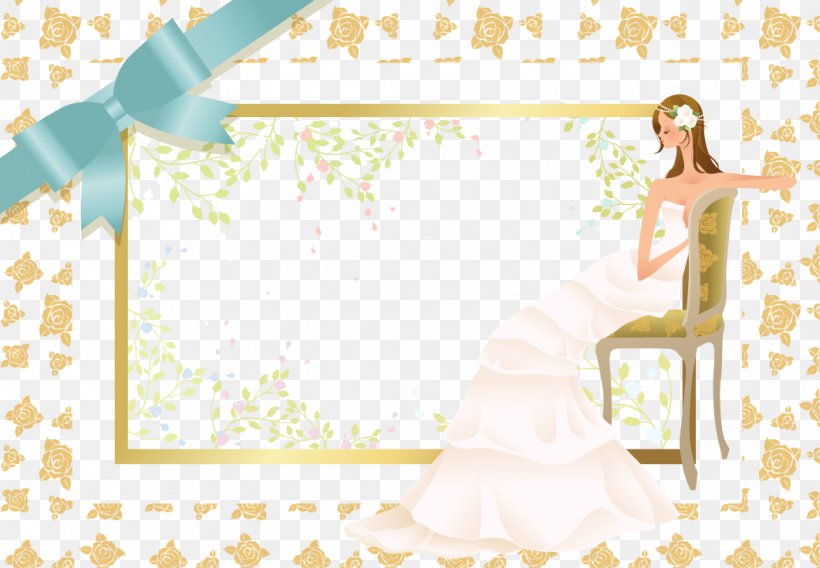Bride Wedding Photography Illustration, PNG, 1063x737px, Bride, Flower, Marriage, Material, Paper Download Free