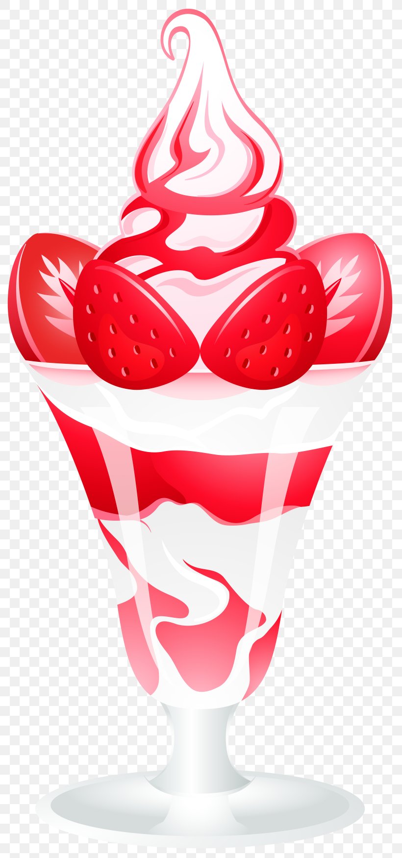 Ice Cream Cone Sundae Strawberry Ice Cream, PNG, 3280x7000px, Ice Cream, Banana Split, Chocolate Ice Cream, Cream, Cup Download Free