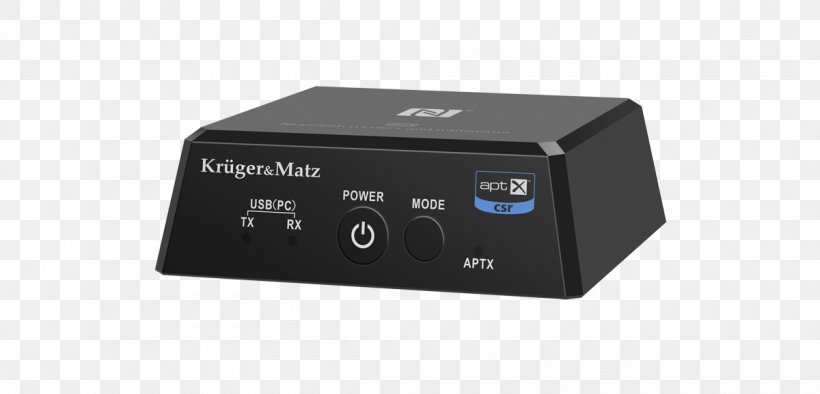 Transmitter Krüger & Matz Bluetooth A2DP Radio Receiver, PNG, 1200x578px, Transmitter, Adapter, Aerials, Audio, Audio Equipment Download Free