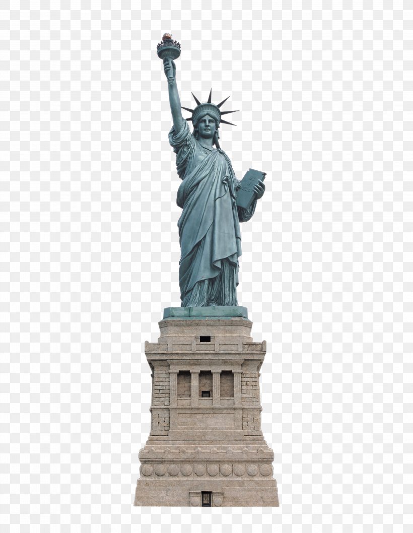 Statue Of Liberty New York Harbor Clip Art, PNG, 3769x4864px, Statue Of Liberty, Artwork, Classical Sculpture, Landmark, Liberty Island Download Free
