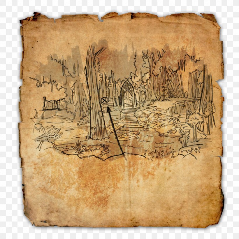 The Elder Scrolls Online Treasure Map Buried Treasure, PNG, 1024x1024px, Elder Scrolls Online, Buried Treasure, Elder Scrolls, Elder Scrolls V Skyrim, Game Download Free
