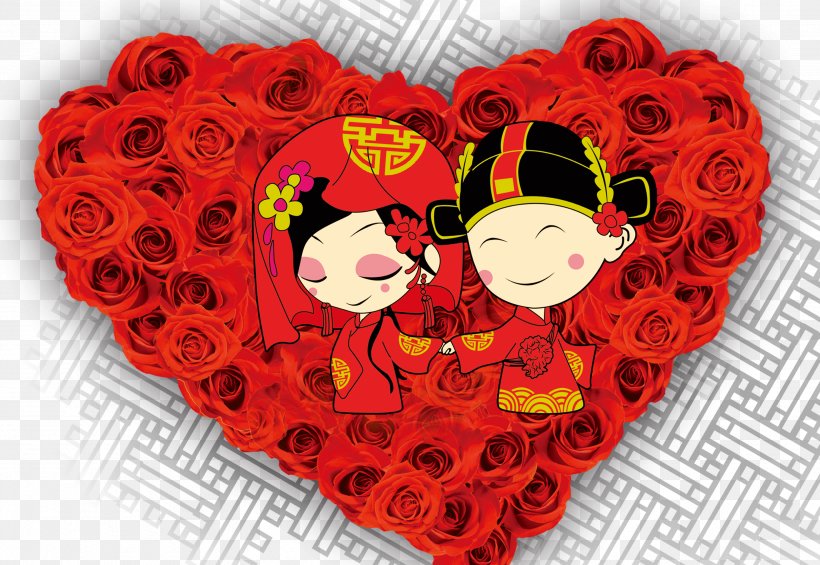 Wedding Invitation Chinese Marriage Paper, PNG, 3538x2438px, Wedding Invitation, Bride, Bridegroom, Chinese Marriage, Convite Download Free