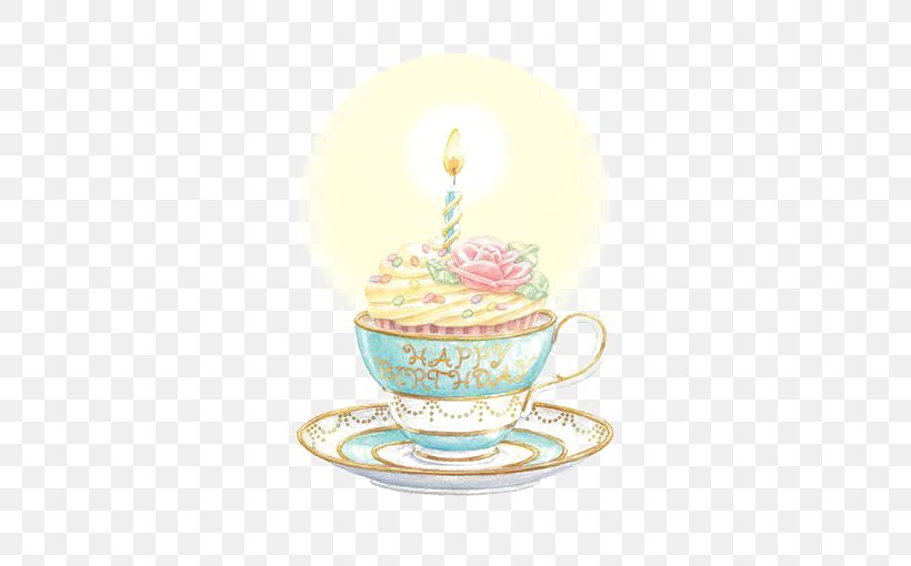 Birthday Cake Greeting Card Happy Birthday To You Teacup, PNG, 510x510px, Birthday Cake, Anniversary, Baby Shower, Birthday, Birthday Card Download Free