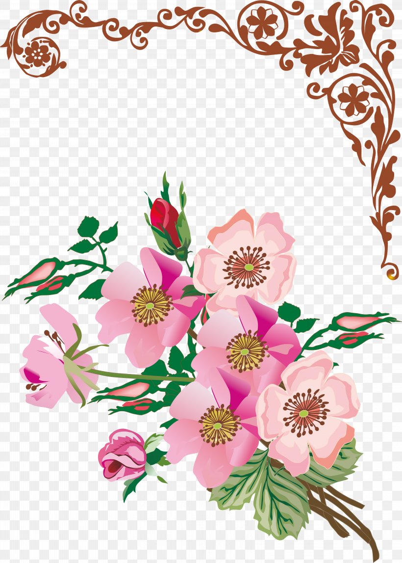 Floral Design Flower, PNG, 6257x8756px, Floral Design, Art, Blossom, Branch, Cherry Blossom Download Free