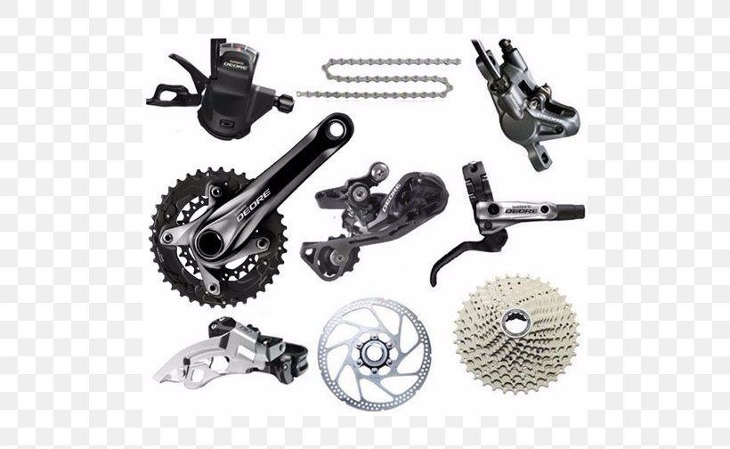 Groupset Shimano Deore XT Bicycle Dura Ace, PNG, 500x504px, Groupset, Bicycle, Bicycle Brake, Bicycle Cranks, Bicycle Drivetrain Part Download Free