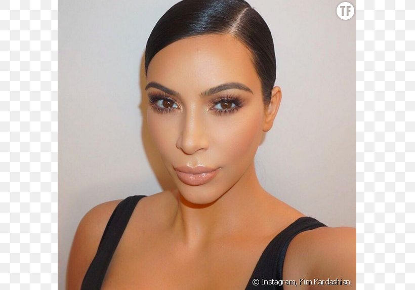 Kim Kardashian Look-alike Celebrity Contouring People, PNG, 675x573px, Kim Kardashian, Beauty, Black Hair, Bossip, Brown Hair Download Free