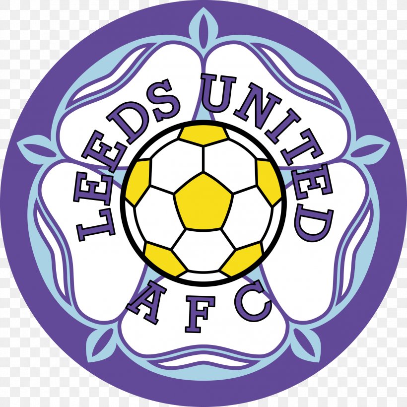 Leeds United F.C. Vector Graphics Logo Football, PNG, 2397x2397px, Leeds United Fc, Area, Ball, Cdr, Football Download Free