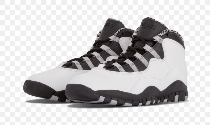 Shoe Sneakers White Air Jordan Black, PNG, 1000x600px, Shoe, Air Jordan, Basketball Shoe, Black, Black And White Download Free