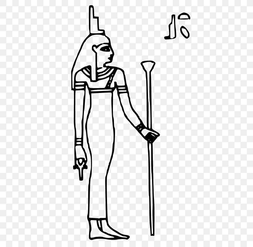 Ancient Egyptian Deities Isis Coloring Book Clip Art, PNG, 478x800px, Ancient Egypt, Ancient Egyptian Deities, Area, Arm, Art Download Free