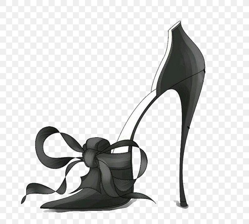 High-heeled Footwear Shoelace Knot Designer, PNG, 736x736px, Highheeled Footwear, Basic Pump, Black, Black And White, Color Download Free