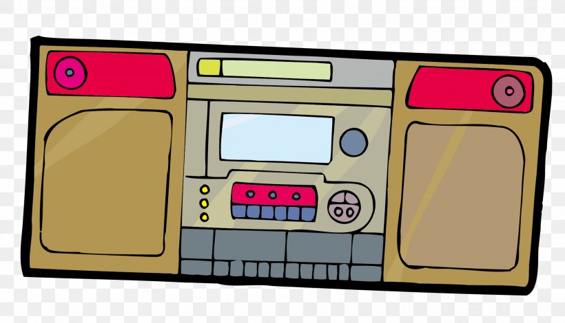 Retro Radio, PNG, 1885x1082px, Artworks, Boombox, Brand, Electronics, Electronics Accessory Download Free