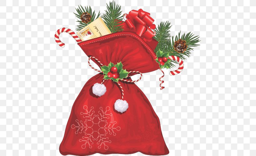 Santa Claus Christmas Clip Art, PNG, 500x500px, Santa Claus, Bag, Christmas, Christmas Decoration, Christmas Elf Download Free