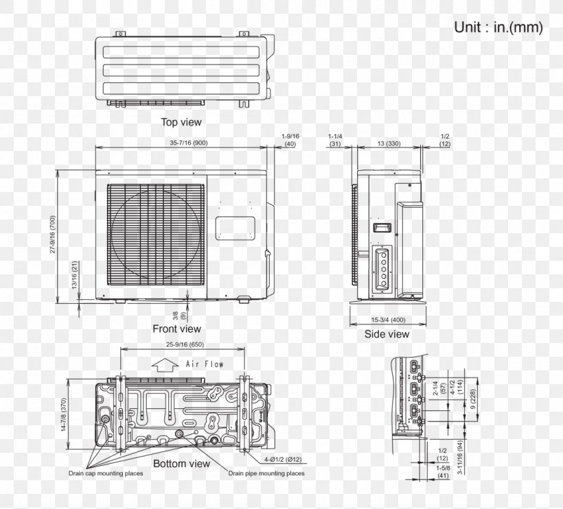 Wiring Diagram Electrical Wires & Cable Fujitsu AOU24RLXFZ, PNG, 1104x1000px, Wiring Diagram, Air Conditioning, Architecture, Area, Artwork Download Free