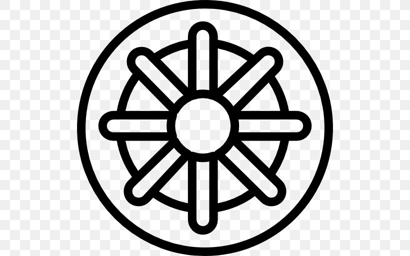 Car Wheel Rim, PNG, 512x512px, Car, Black And White, Line Art, Logo, Rim Download Free