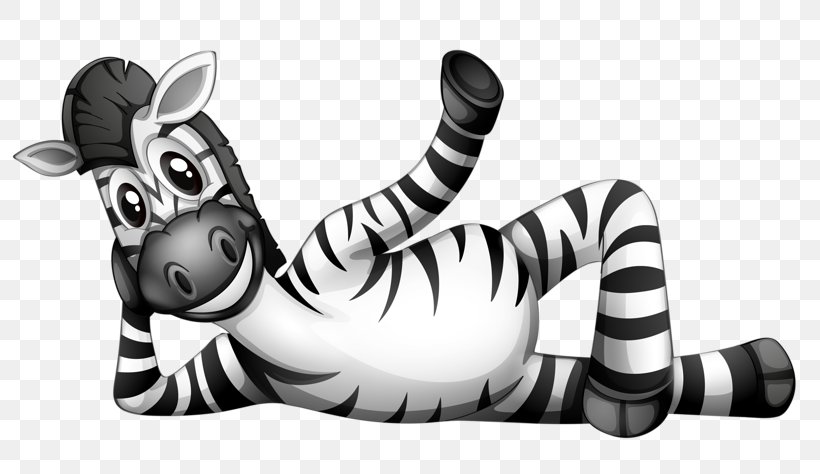 Zebra Cartoon Clip Art, PNG, 800x474px, Zebra, Black And White, Cartoon, Drawing, Horse Like Mammal Download Free