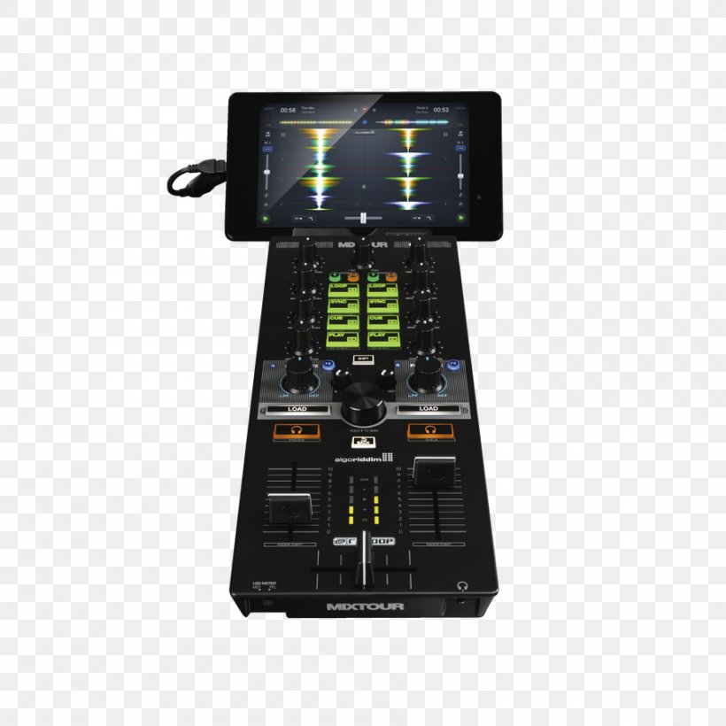 Djay Reloop Mixtour DJ Controller Apple IPad Family, PNG, 900x900px, Djay, Android, Apple Ipad Family, Controller, Disc Jockey Download Free