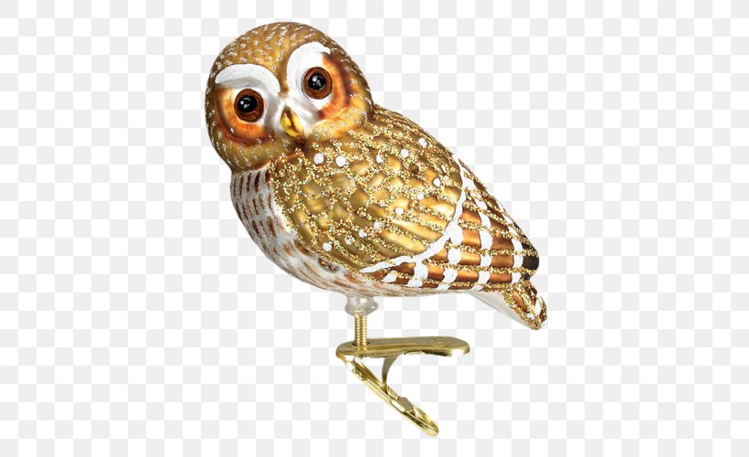 Eurasian Pygmy Owl Christmas Ornament Holiday, PNG, 500x500px, Owl, Barn Owl, Beak, Bird, Bird Of Prey Download Free