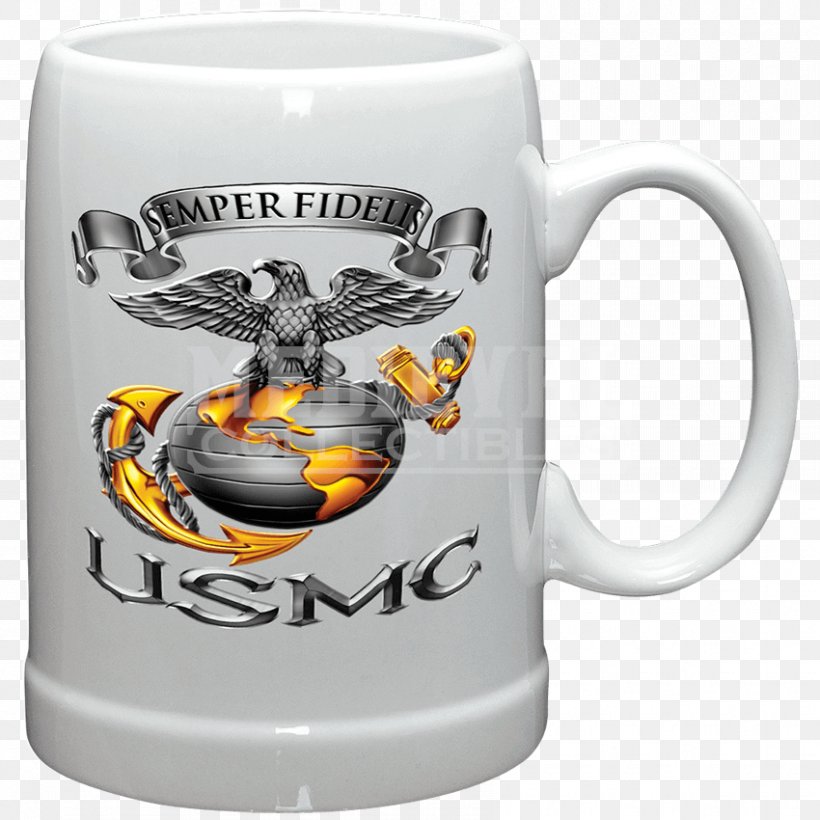 Mug Beer United States Marine Corps Tankard Semper Fidelis, PNG, 850x850px, Mug, Beer, Beer Stein, Cup, Drinkware Download Free