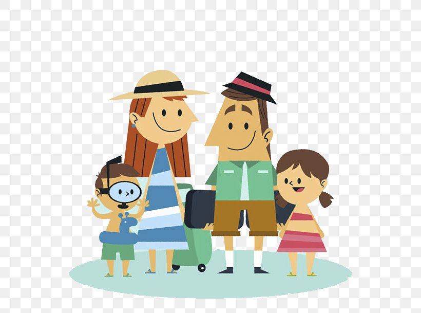 Package Tour Travel Family Vacation Hotel, PNG, 650x609px, Package Tour, Art, Cartoon, Child, Family Download Free