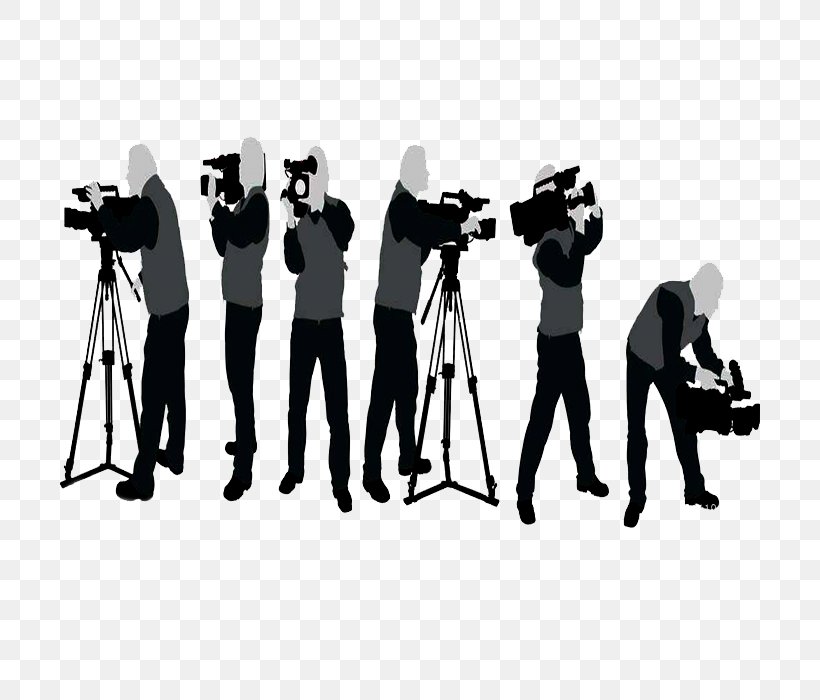 Photography Silhouette Camera Operator, PNG, 700x700px, Photography, Black And White, Camera Operator, Communication, Film Download Free