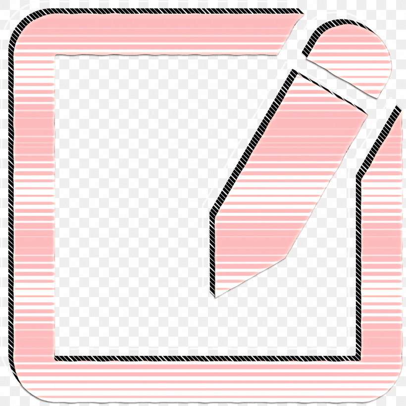 Scholastics Icon Interface Icon Note Paper Square And A Pencil Icon, PNG, 1070x1070px, Scholastics Icon, Geometry, Interface Icon, Line, Mathematics Download Free