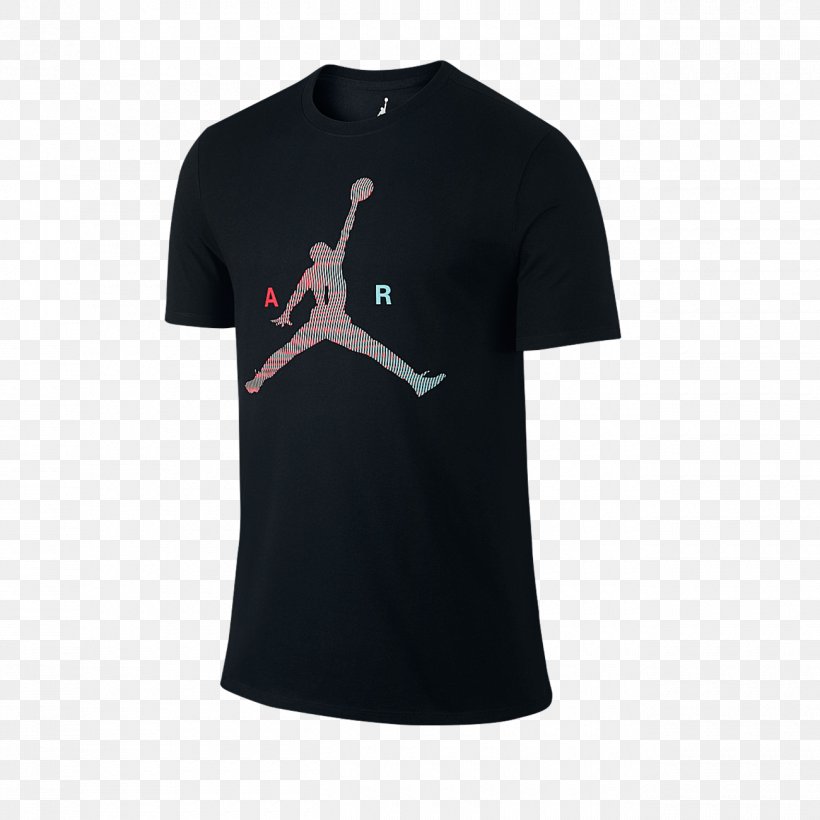 Jumpman T-shirt Air Jordan Crew Neck Nike, PNG, 1300x1300px, Jumpman, Active Shirt, Adidas, Air Jordan, Black Download Free