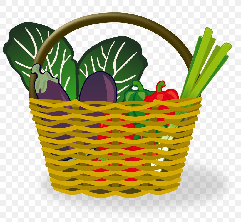 Picnic Baskets Food Clip Art, PNG, 800x755px, Basket, Easter Basket, Einkaufskorb, Flowerpot, Food Download Free