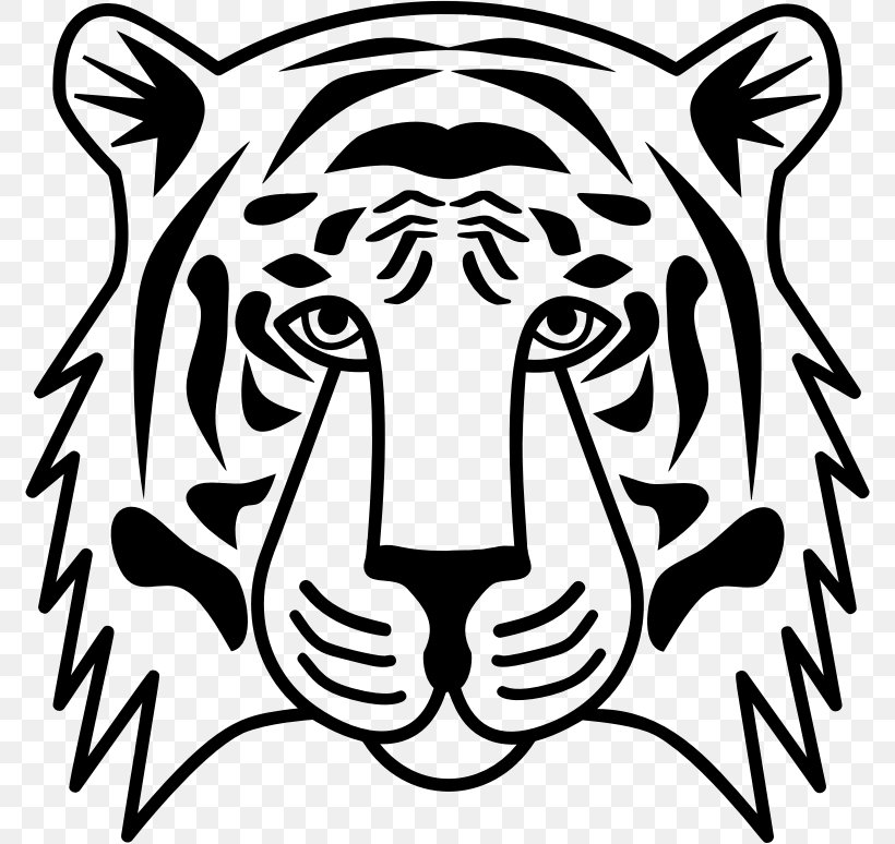 Tiger Clip Art, PNG, 774x774px, Tiger, Art, Artwork, Big Cats, Black Download Free