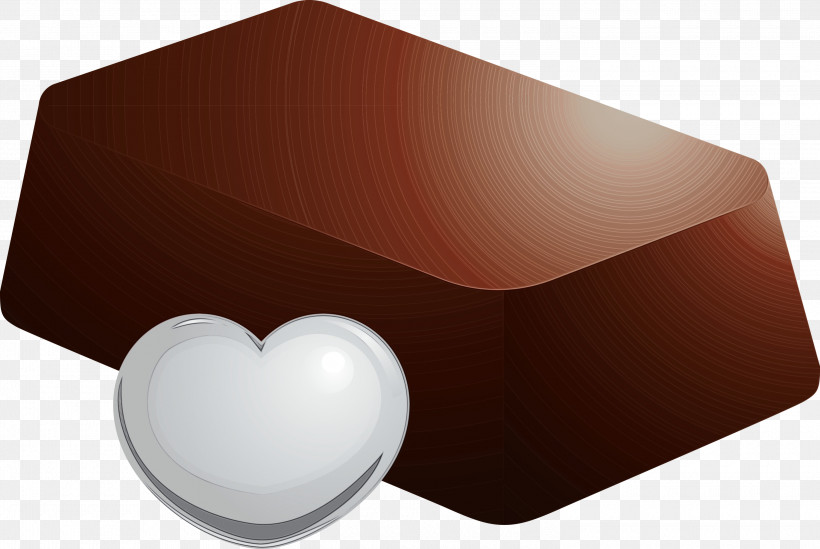 Brown Heart Table Paper Square, PNG, 3000x2012px,  Download Free