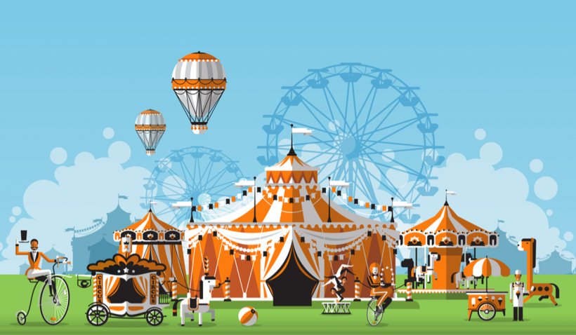 Circus Fair Royalty-free, PNG, 1200x700px, Circus, Amusement Park, Amusement Ride, Balloon, Fair Download Free