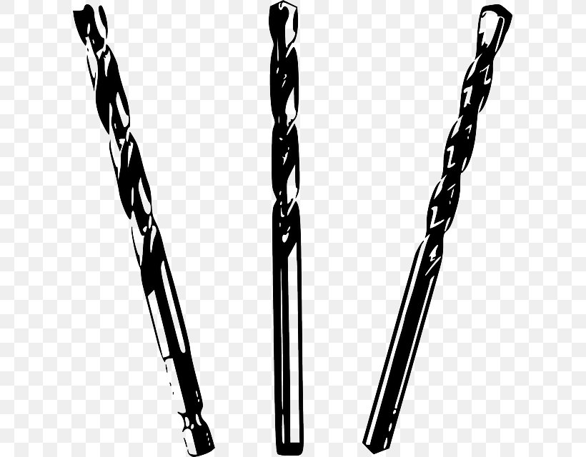 Hand Tool Augers Drill Bit Clip Art, PNG, 615x640px, Hand Tool, Augers, Black And White, Carpenter, Drill Bit Download Free