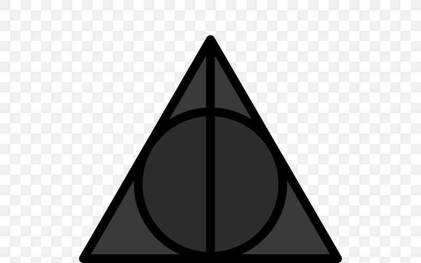 Harry Potter And The Chamber Of Secrets Harry Potter And The Deathly Hallows, PNG, 512x512px, Harry Potter, Black, Black And White, Color, Cone Download Free