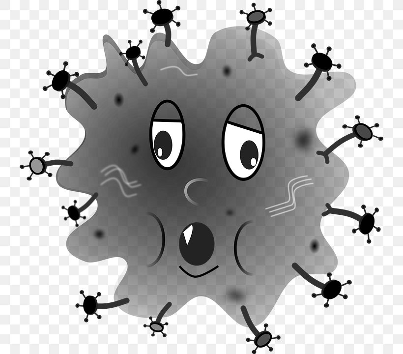 Microorganism Clip Art, PNG, 740x720px, Microorganism, Animation, Bacteria, Black And White, Drawing Download Free