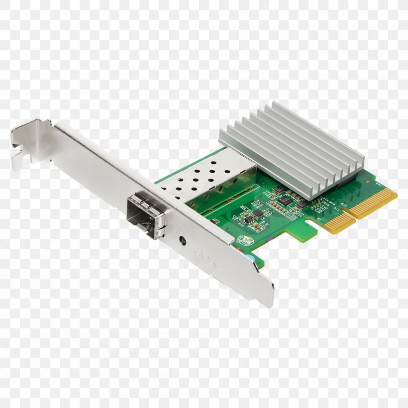 PCI Express Network Cards & Adapters 10 Gigabit Ethernet Conventional PCI, PNG, 1000x1000px, 10 Gigabit Ethernet, Pci Express, Adapter, Computer Component, Computer Port Download Free