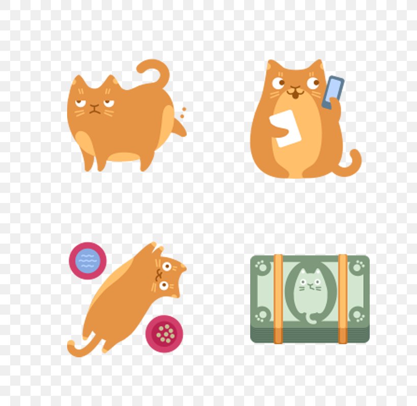 Cat Cartoon Animation, PNG, 800x800px, 2d Computer Graphics, Cat, Animation, Area, Carnivoran Download Free